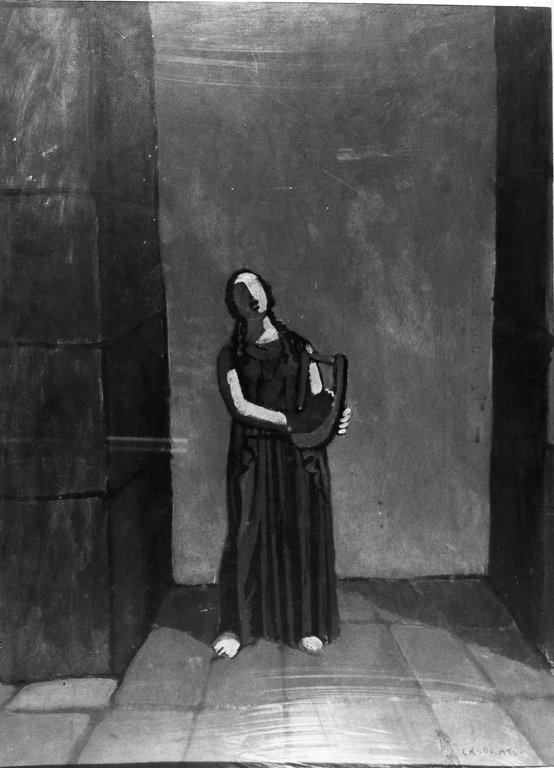 bozzetto per scenografia, serie di Casorati Felice (sec. XX)
